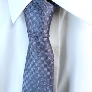 Michael Kors Men's Necktie Gray Plaid and Checks 58" Designer Tie NWT